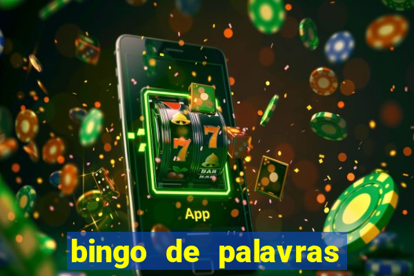 bingo de palavras de natal